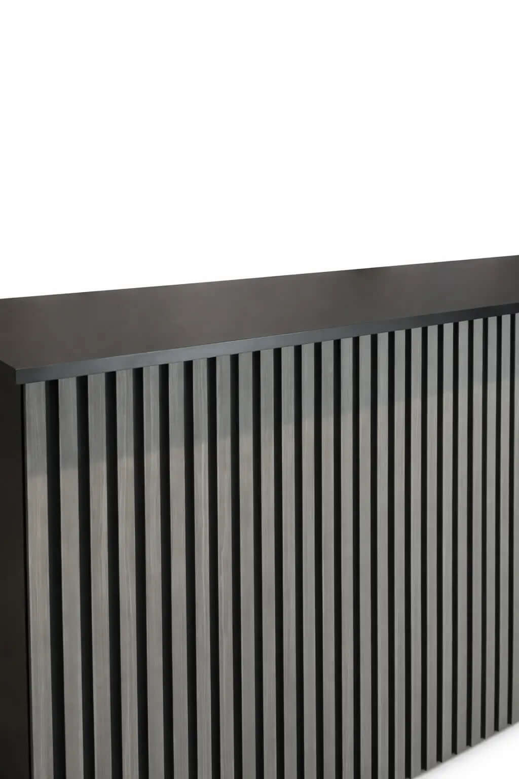 Wooden Panel Table Grey 